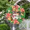DIY Diamond Painting Garland Snowman Rhinestone Hanging Wreath Set 
