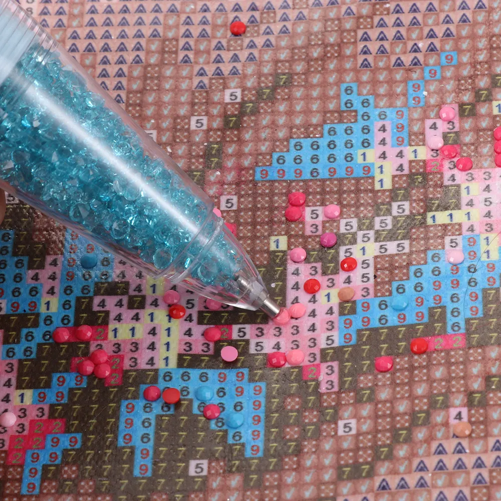 5D Diamond Painting Point Drill Pen with Diamond【only for decoration】