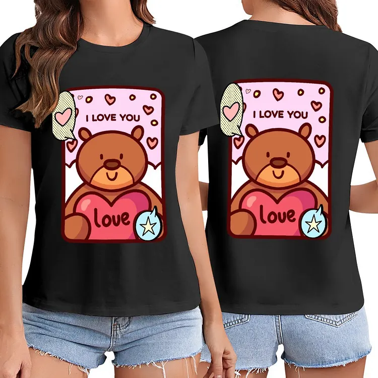 love u  T-shirt Women 