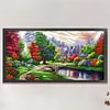 Ambilight-Full Embroidery 3 Strands 11CT Stamped Cross Stitch-131*66CM-Large Size