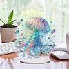 (US Local)Acrylic Special Shape Jellyfish Diamond Painting Desktop Decor Kit