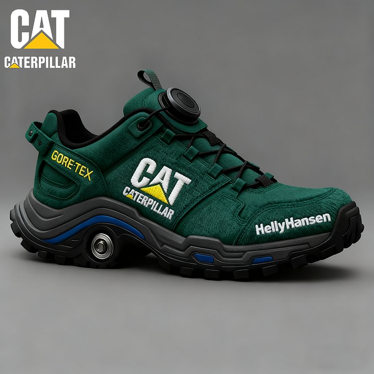 Vodoodporni in zračni mo&scaron;ki delovni in pohodni&scaron;ki čevlji znamk CAT in Helly Hansen so idealni za delo in aktivnosti na prostem.