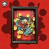 3D Decorative Paint of Dragon Year Son Goku & Shenron - Dragon Ball Decorative Painting - AoTu Panda Studio