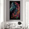 >SALE<5D DIY Full Round Drill Diamond Painting Horse Kit Home Art Decoration (sz4265)