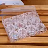 【Wholesale Discount】12 Grids Bottles Rhinestone Beads Storage Box Nail Art Jewelry Container