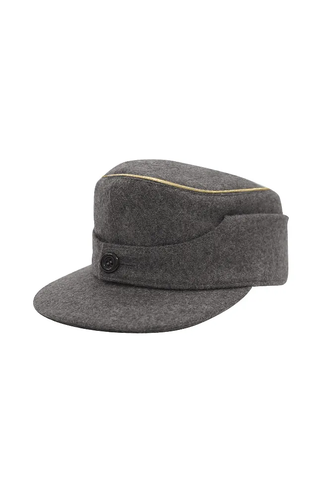   Wehrmacht/Elite Grey Wool M1944 Field Cap German-Uniform
