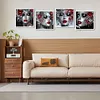 (US Local)4Pack Beauty-Special Shaped Diamond Painting Kit(40x40cm)