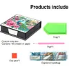 (US Local)Peacock PU Diamond Art Note Box with 160 Sheets of Paper Craft Kit