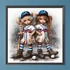 Peinture au diamant de perceuse ronde de baseball-40*40cm