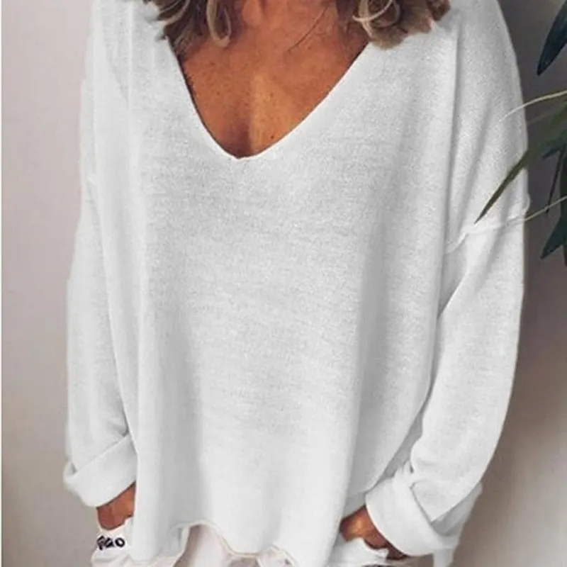 Large Size New Harajuku Solid Women T-Shirts Casual Tee Tops Summer Long Sleeve Female T Shirt Women Clothing