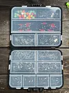 140pcs/box Fishing Accessories Kit Fishing Connector Swivels Center Pass Swivels