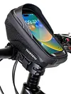 1L Bike Phone Bag Waterproof Bicycle Upper Tube Bag for Smart Phones 4.7-6.8in