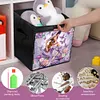 (US Local)DIY Diamond Painting Storage Box Canvas Organizer Box Diamond Painting Kit (C)