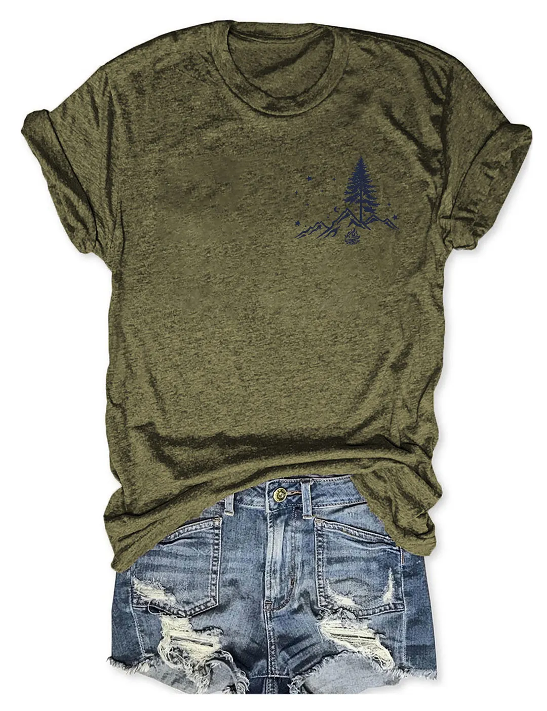 No City Lights Just Campfire Nights T-shirt