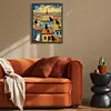 Van Gogh Cat-11CT Stamped Cross Stitch 40*55cm/15.75*21.65in