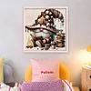 (Multi-Style) Coffee Gnome-11CT Stamped Cross Stitch 40*40cm/15.75*15.75in