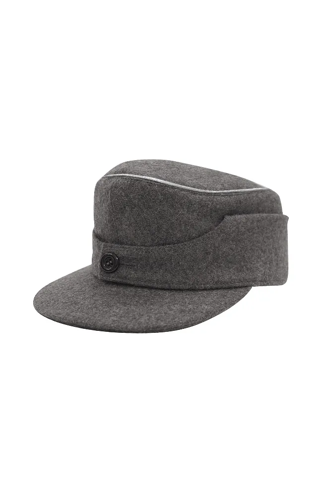   Wehrmacht/Elite Grey Wool M1944 Field Cap German-Uniform