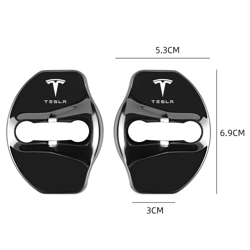 Car door lock alloy protective cover (4 pieces)