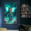 >SALE<5D DIY Full Round Drill Partial AB Diamond Painting Butterfly Elephant 45x75cm