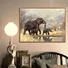 Diamond Painting-DIY Full Round Drill Elephants