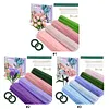 400 Pcs Pipe Cleaners Craft Kit with Floral Wires Tape Stamen and Ribbon Chenille Stems Flowers Craft Kit Suitable for Home Decor Handmade Gifts