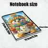 (US Local)50-Page A5 Snowman Diamond Painting Notebook for Adult Holiday Birthday Gift