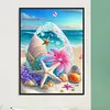 Beach - Round AB Drills Diamond Painting(35x45cm)