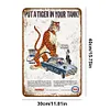 (Multi Style)Esso Petroleum Tiger - Vintage Metal Signs - 30*40cm