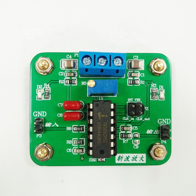 DC Signal Amplification Weak Signal Acquisition ICL7650 Single Supply Op Amp Chopper Op Amp Operational Amplifier