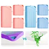 (US Local)6Pcs Diamond Art Tray Rhinestone Sorting Tray Diamond Painting Tray (Pink Blue)DIY Diamond Art Accessories