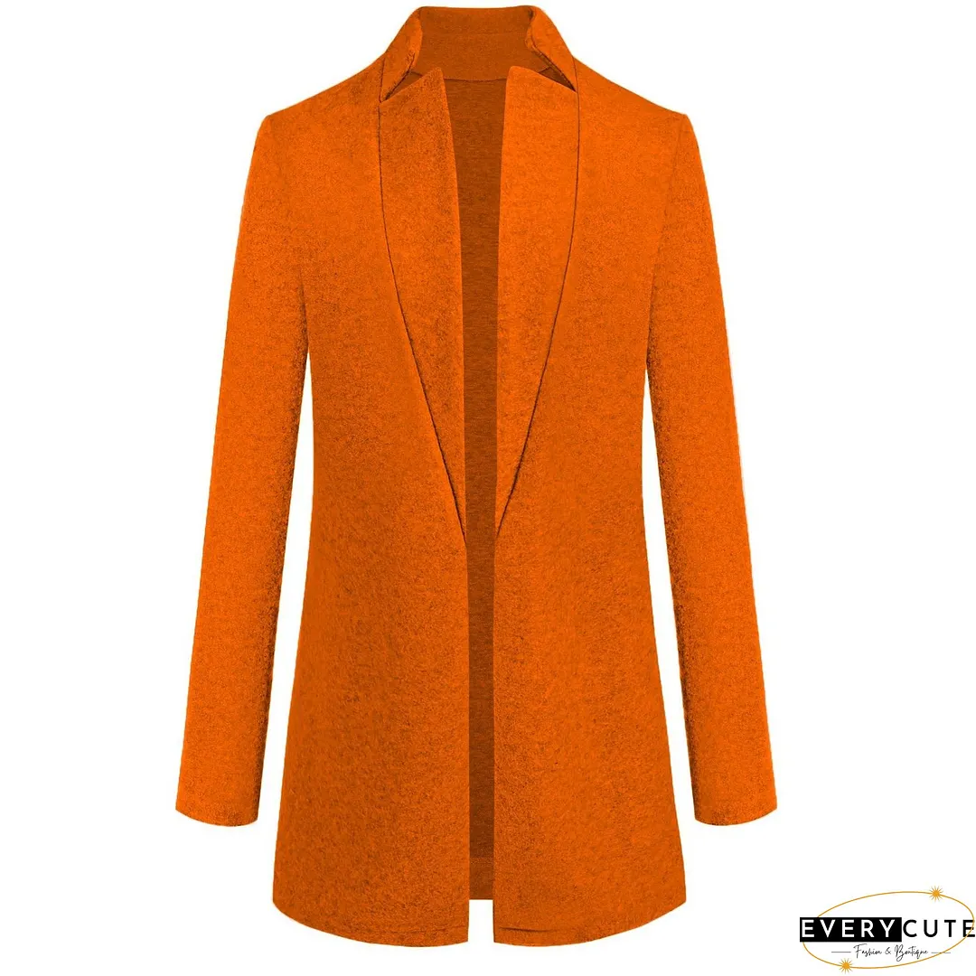 Long Wool Coat for Women, Plus Size, Winter Warm