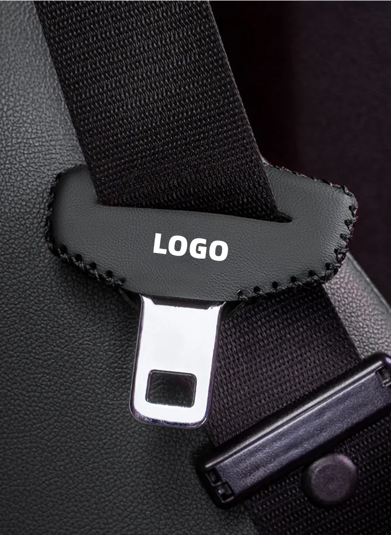 🔥Hot sale🔥Car seat belt buckle leather protective cover