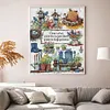 Garden Story-14CT Stamped Cross Stitch 41*53cm/16.14*20.87in