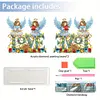 Acrylic Double Sided Christmas 5D DIY Diamond Art Paper Towel Storage Rack Napkin Holder Kit
