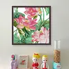 Lotus-14CT Stamped Cross Stitch 42*42cm/16.54*16.54in