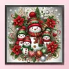Christmas Snowman - 14CT Counted Cross Stitch - 45*45cm - Xmas