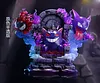 Big & 1/20 Scale World Zukan Throne Gengar Family - Pokemon Statue - sun Studio