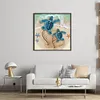 (Stamped/Counted) Beach Turtle - 11CT Cross Stitch 40*40cm/15.75*15.75in