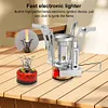 3000W Camping One-piece Gas Stove with Piezo Ignition for Outdoor Cooking Picnic
