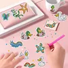 42 PCS DIY Diamond Painting Sticker Gem Sticker Crafts Kits (Butterfly Starfish)