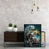 Wolf-11CT Stamped Cross Stitch Kit(36x46cm)