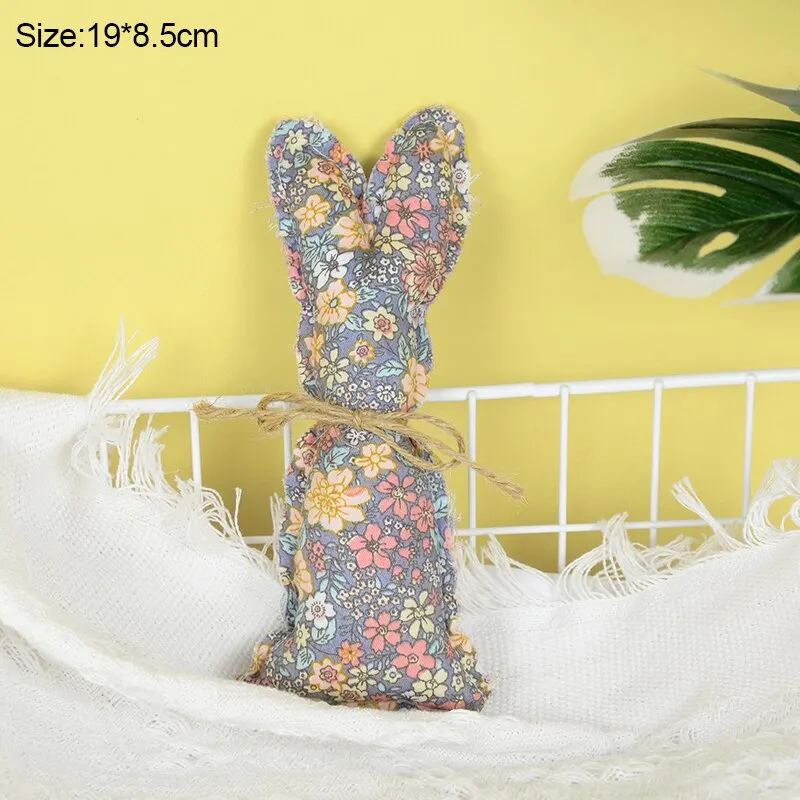 Easter Decoration Cloth Bunny Ornaments Easter Rabbit Holiday Party Kids Toys Gifts Decoration Spring Home DIY Craft Supplies