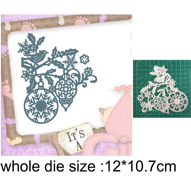 Customized Dies Christmas Wreath Heart Border Metal Cutting Dies Scrapbooking Dies For DIY Craft Paper Card Making Stencils Dies