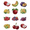 12Pcs Diamond Art Magnets Fridge Sticker Set for Adults Beginners (CN562 Fruit)