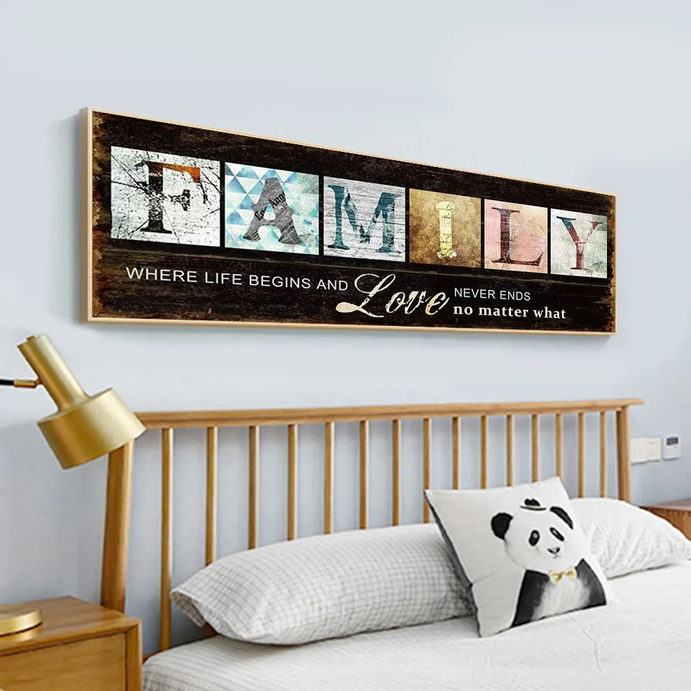 Diamond Painting - Full Square Drill - Family(80*30cm)