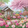 (US Local)4Pack Houses-Full Round Diamond Painting(40x40cm)