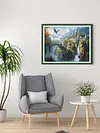 (US Local)Scenery-11CT Stamped Cross Stitch Kit(65x50cm)