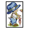 (Season) (Counted/Stamped) 14CT Four Seasons Doll - Cross Stitch 11*17cm/4.33*6.69in(Brand)
