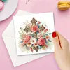 6Pcs Faith 5D DIY Diamond Painting Greeting Card Craft for Friend Family Lover Kit