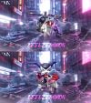 Beelzebumon with Motorcycle & Impmon with Motorcycle - Digimon Resin Statue - DMX Studios
